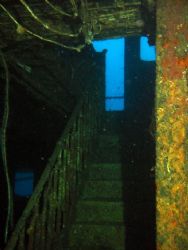 A Picture Taken Inside The Wreck Of The Um El Farrud Whic... by Christopher Cocks 